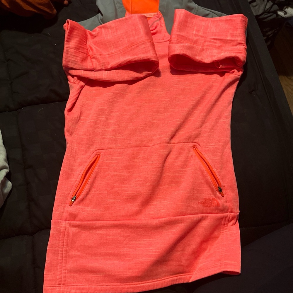 The North Face Coral Pullover with Orange Accents